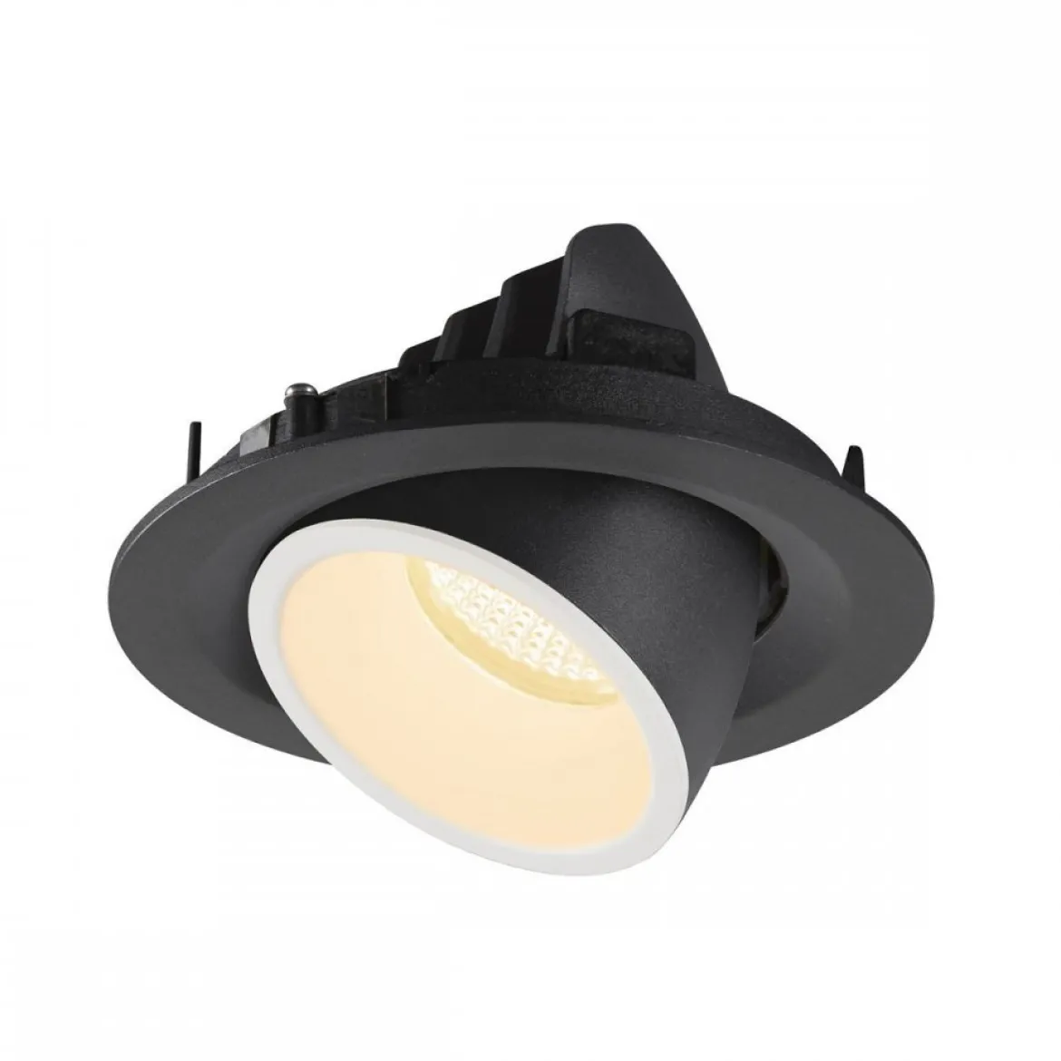 SLV 1009560 NUMINOS® GIMBLE M Deckeneinbauleuchte 3000K 20° schwarz weiß