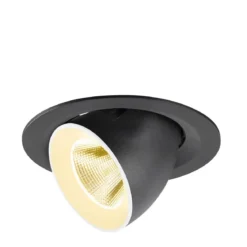 SLV 1009560 NUMINOS® GIMBLE M Deckeneinbauleuchte 3000K 20° schwarz weiß