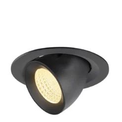 SLV 1009565 NUMINOS® GIMBLE M Deckeneinbauleuchte 3000K 55° schwarz