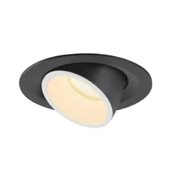 SLV 1009566 NUMINOS® GIMBLE M Deckeneinbauleuchte 3000K 55° schwarz weiß