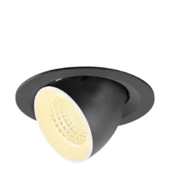 SLV 1009566 NUMINOS® GIMBLE M Deckeneinbauleuchte 3000K 55° schwarz weiß