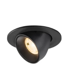 SLV 1009379 NUMINOS® GIMBLE S Deckeneinbauleuchte schwarz 2700K 20°
