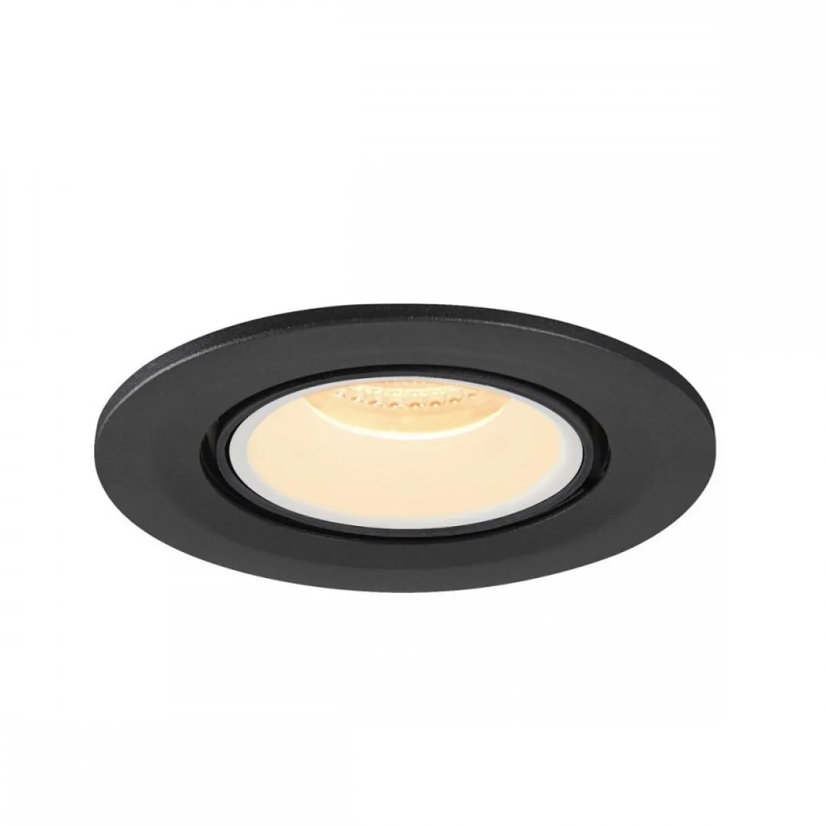 SLV 1009398 NUMINOS® GIMBLE S Deckeneinbauleuchte 3000K 20° schwarz weiß