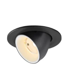 SLV 1009386 NUMINOS® GIMBLE S Deckeneinbauleuchte 2700K 55° schwarz weiß