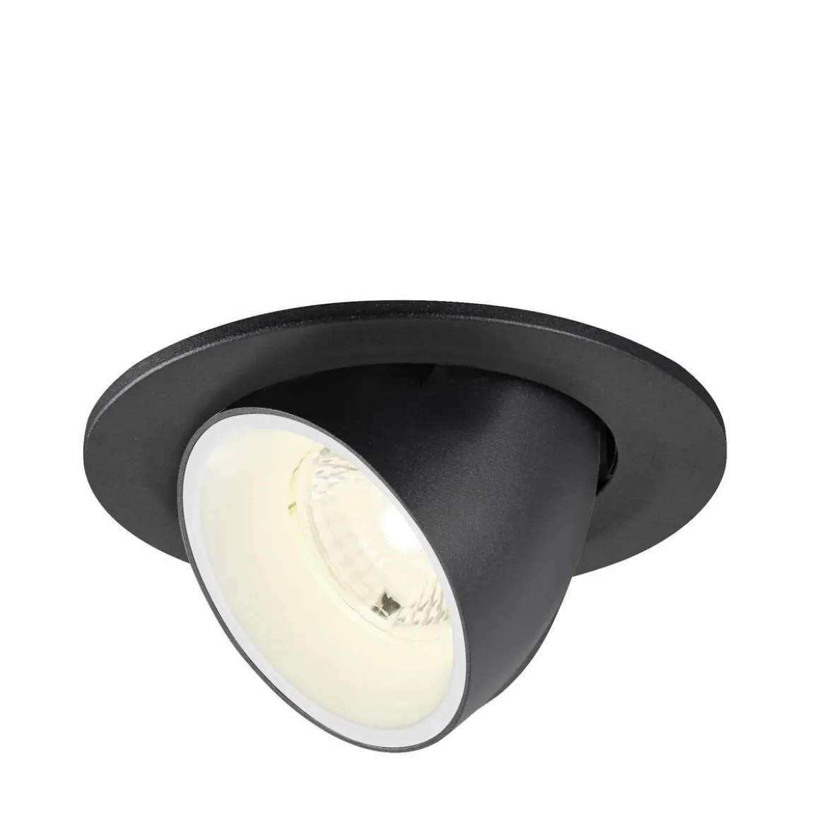 SLV 1009419 NUMINOS® GIMBLE S Deckeneinbauleuchte 4000K 40° schwarz weiß