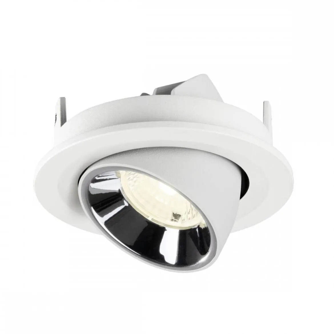 SLV 1009429 NUMINOS® GIMBLE S Deckeneinbauleuchte 4000K 40° weiß chrom