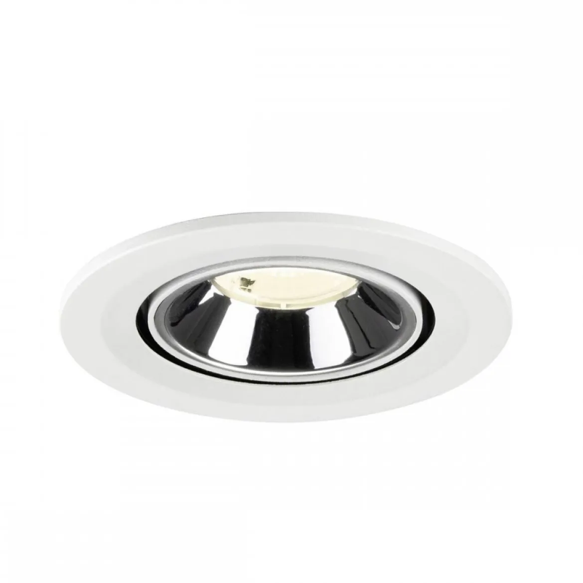 SLV 1009429 NUMINOS® GIMBLE S Deckeneinbauleuchte 4000K 40° weiß chrom