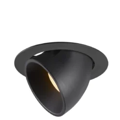 SLV 1006053 NUMINOS® GIMBLE XL Deckeneinbauleuchte schwarz 3000K 55°