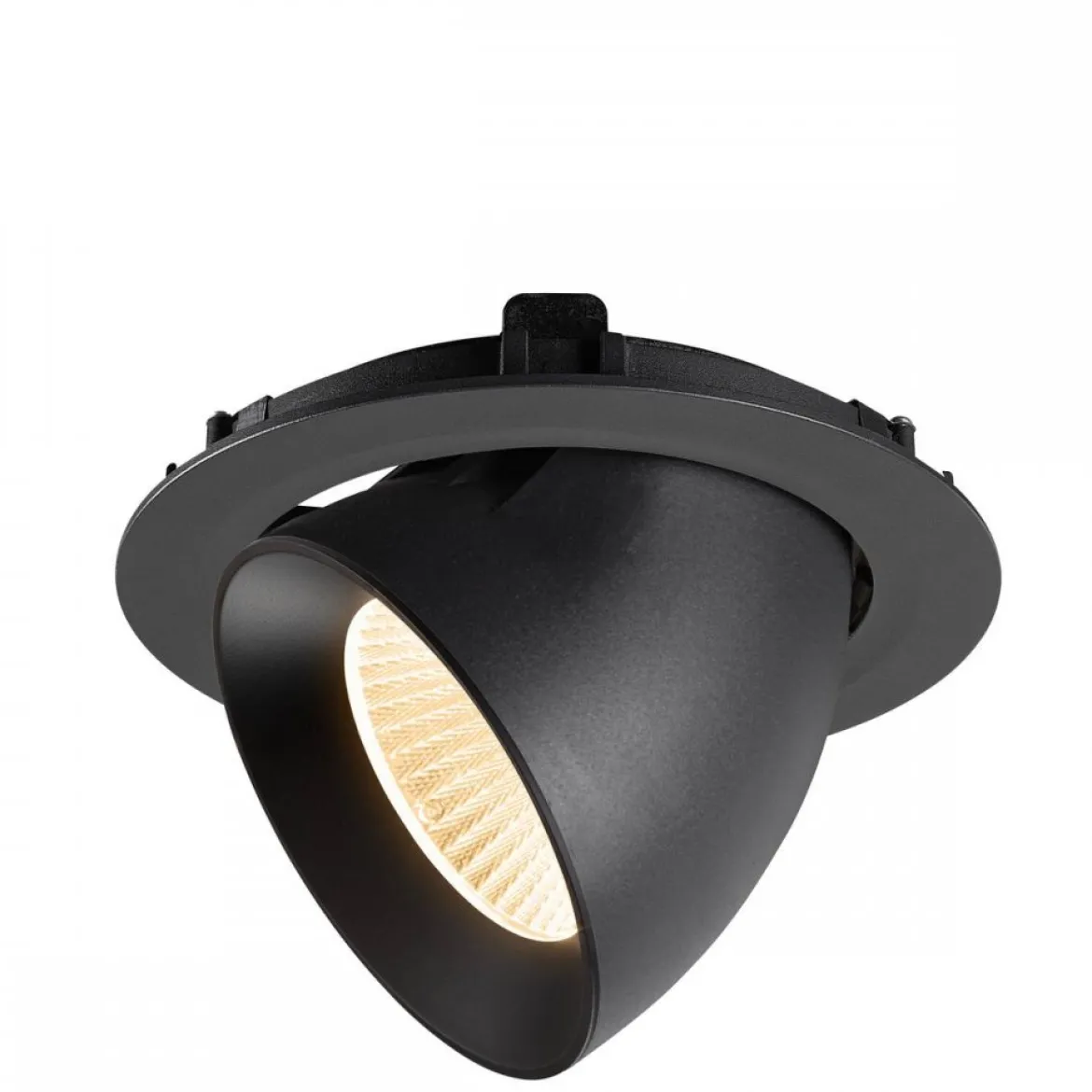 SLV 1009867 NUMINOS® GIMBLE XL Deckeneinbauleuchte 2700K 40° schwarz