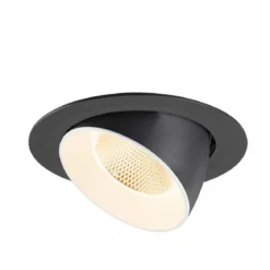 SLV 1009868 NUMINOS® GIMBLE XL Deckeneinbauleuchte 2700K 40° schwarz weiß