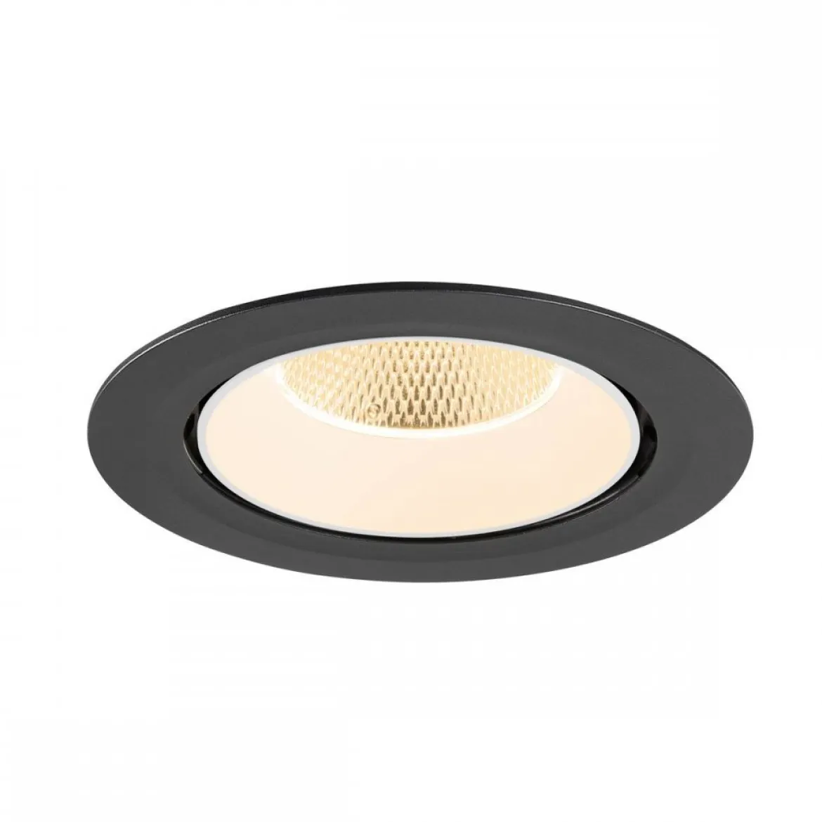 SLV 1009868 NUMINOS® GIMBLE XL Deckeneinbauleuchte 2700K 40° schwarz weiß