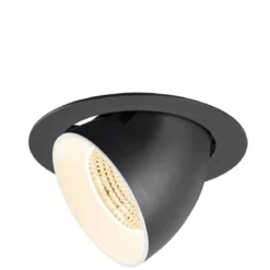 SLV 1009871 NUMINOS® GIMBLE XL Deckeneinbauleuchte 2700K 55° schwarz weiß