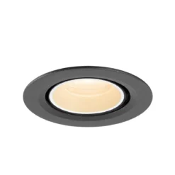SLV 1010027 NUMINOS® GIMBLE XS Deckeneinbauleuchte 2700K 20° schwarz weiß