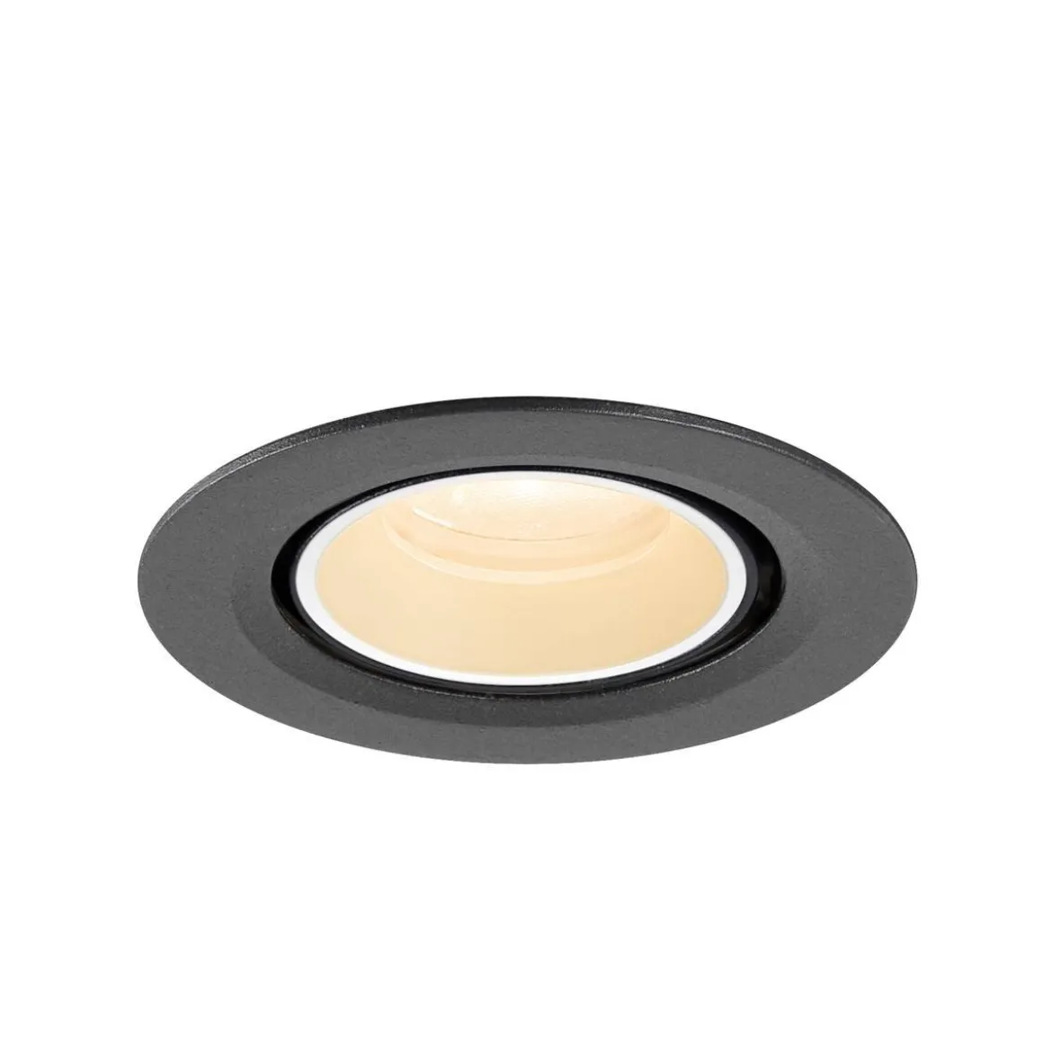 SLV 1010027 NUMINOS® GIMBLE XS Deckeneinbauleuchte 2700K 20° schwarz weiß