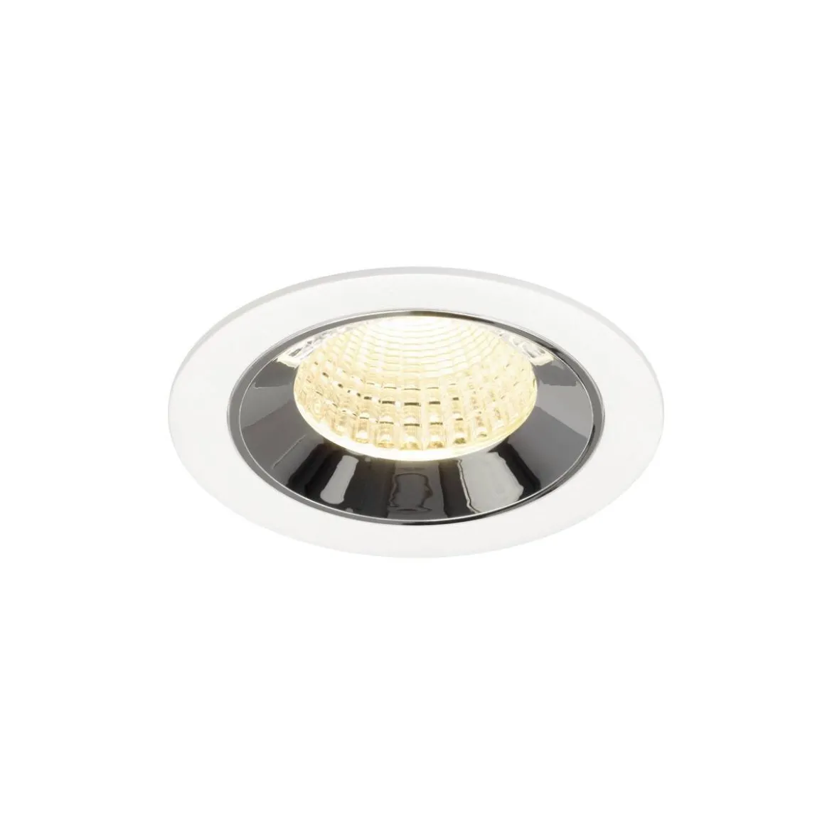 SLV 1009630 NUMINOS® M LED Deckeneinbauleuchte 3000K 55° weiß chrom