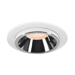 SLV 1007046 NUMINOS® PROJECTOR L Deckeneinbauleuchte 2700K 55° zylindrisch weiß chrom