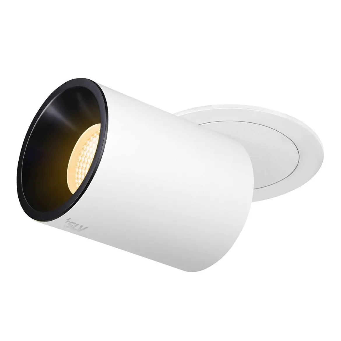SLV 1007056 NUMINOS® PROJECTOR L Deckeneinbauleuchte 3000K 20° zylindrisch weiß schwarz