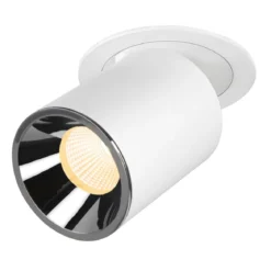 SLV 1007061 NUMINOS® PROJECTOR L Deckeneinbauleuchte 3000K 40° zylindrisch weiß chrom