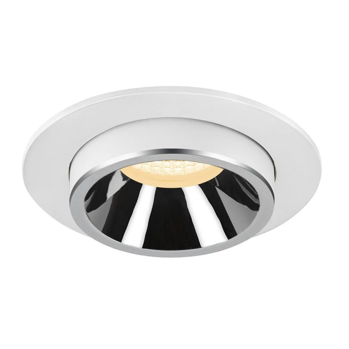 SLV 1007004 NUMINOS® PROJECTOR M Deckeneinbauleuchte 3000K 20° zylindrisch weiß chrom
