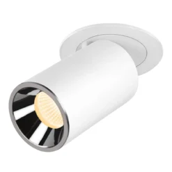 SLV 1007007 NUMINOS® PROJECTOR M Deckeneinbauleuchte 3000K 40° zylindrisch weiß chrom