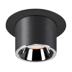 SLV 1006980 NUMINOS® PROJECTOR M Deckeneinbauleuchte 2700K 40° zylindrisch schwarz chrom