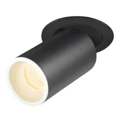 SLV 1006994 NUMINOS® PROJECTOR M Deckeneinbauleuchte 3000K 20° zylindrisch schwarz weiß
