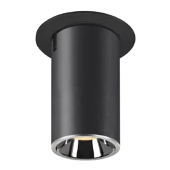 SLV 1006995 NUMINOS® PROJECTOR M Deckeneinbauleuchte 3000K 20° zylindrisch schwarz chrom