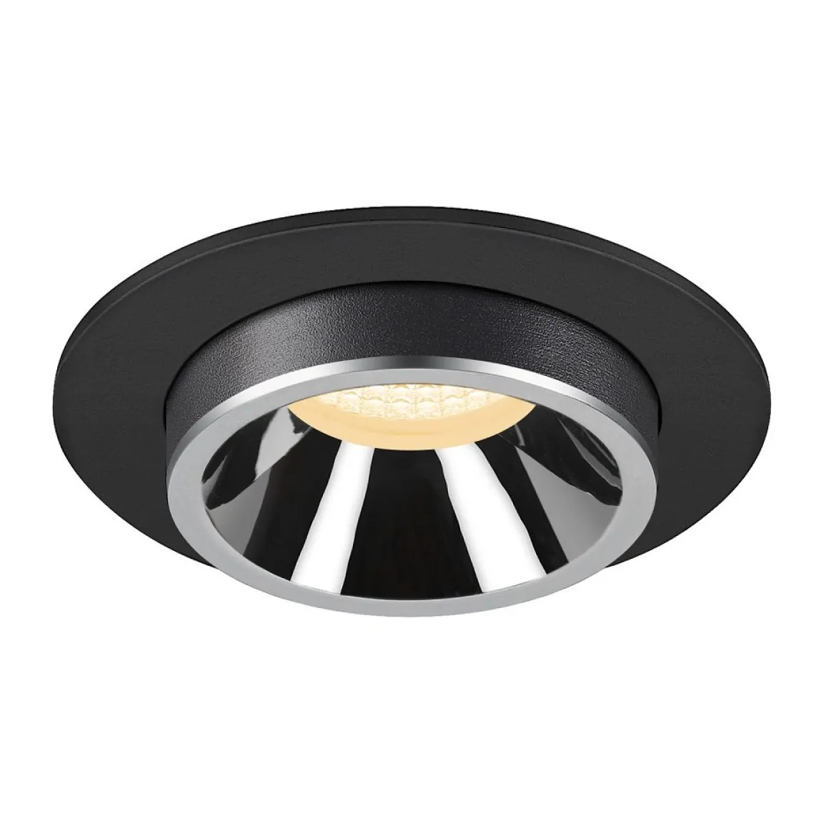 SLV 1006998 NUMINOS® PROJECTOR M Deckeneinbauleuchte 3000K 40° zylindrisch schwarz chrom