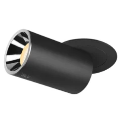 SLV 1007001 NUMINOS® PROJECTOR M Deckeneinbauleuchte 3000K 55° zylindrisch schwarz chrom