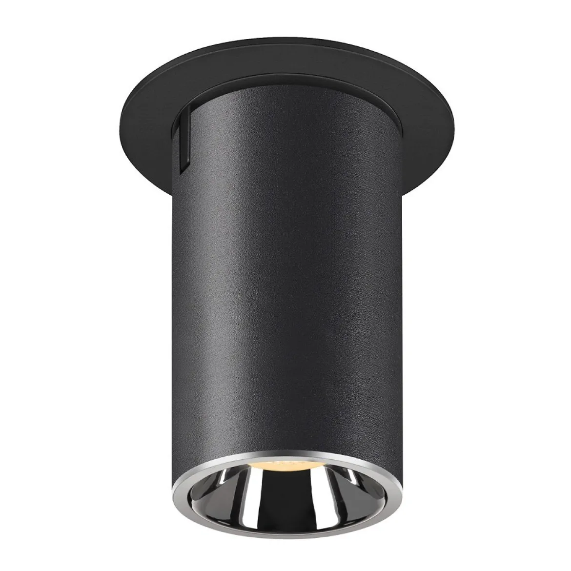 SLV 1007001 NUMINOS® PROJECTOR M Deckeneinbauleuchte 3000K 55° zylindrisch schwarz chrom