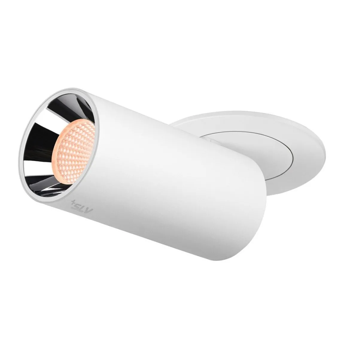 SLV 1006938 NUMINOS® PROJECTOR S Deckeneinbauleuchte 2700K 55° zylindrisch weiß chrom