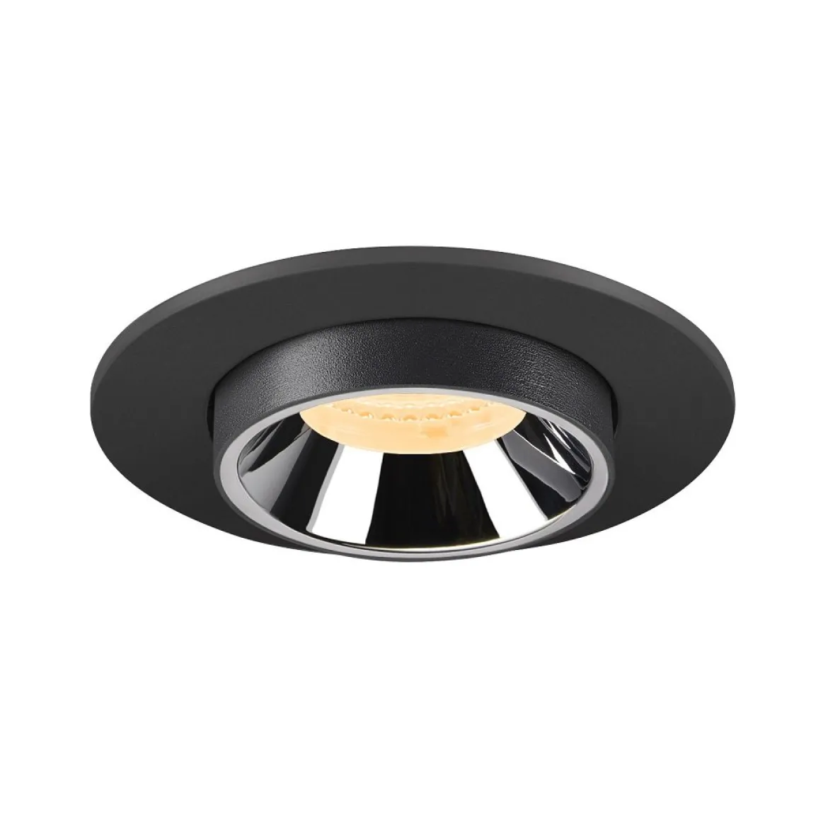 SLV 1006941 NUMINOS® PROJECTOR S Deckeneinbauleuchte 3000K 20° zylindrisch schwarz chrom