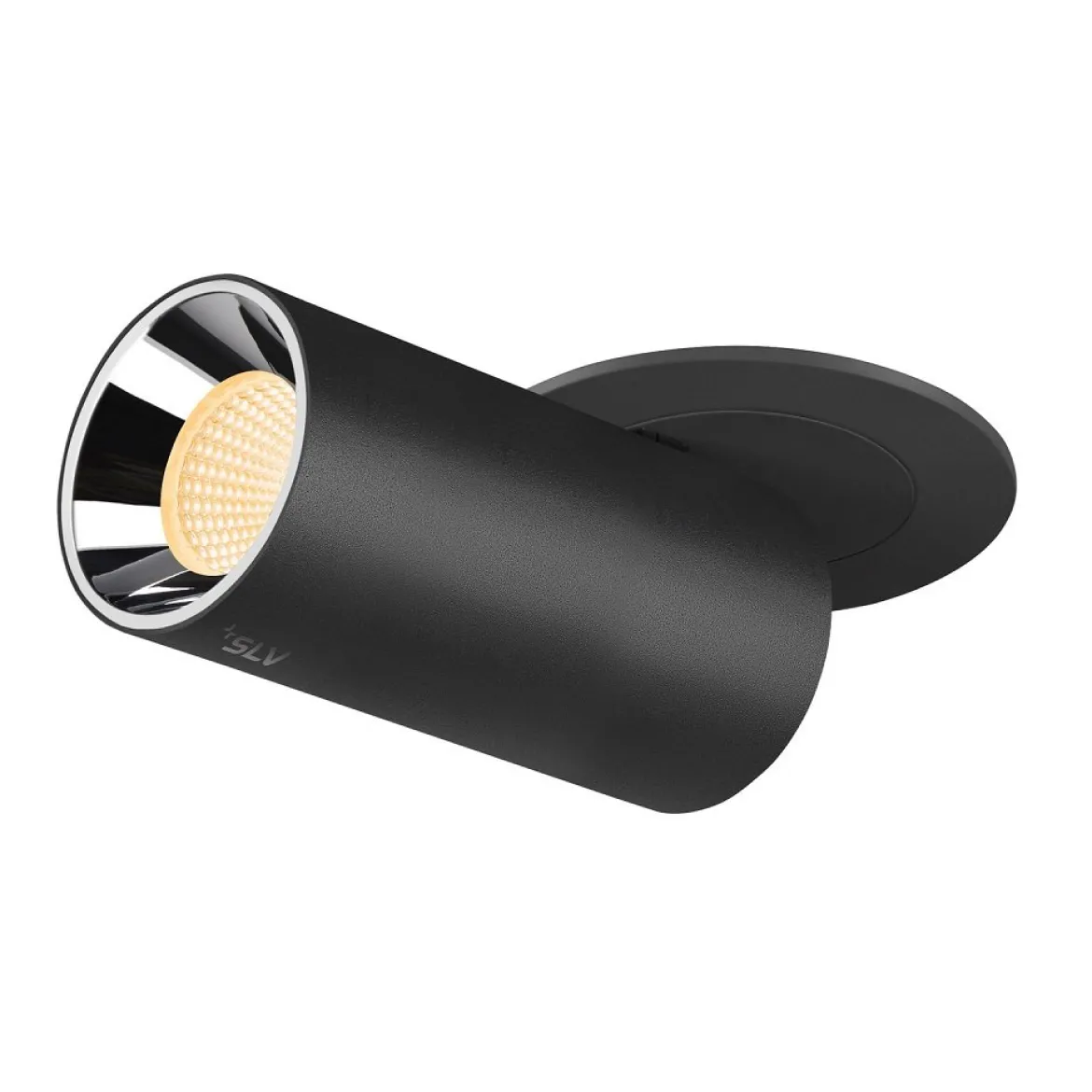 SLV 1006941 NUMINOS® PROJECTOR S Deckeneinbauleuchte 3000K 20° zylindrisch schwarz chrom