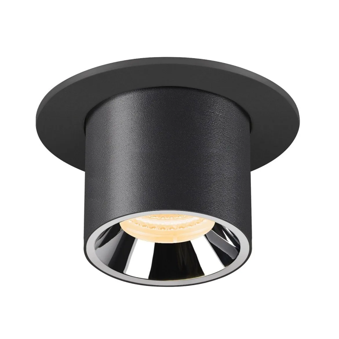 SLV 1006941 NUMINOS® PROJECTOR S Deckeneinbauleuchte 3000K 20° zylindrisch schwarz chrom