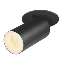 SLV 1006943 NUMINOS® PROJECTOR S Deckeneinbauleuchte 3000K 40° zylindrisch schwarz weiß