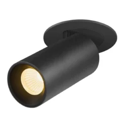 SLV 1006945 NUMINOS® PROJECTOR S Deckeneinbauleuchte 3000K 55° zylindrisch schwarz