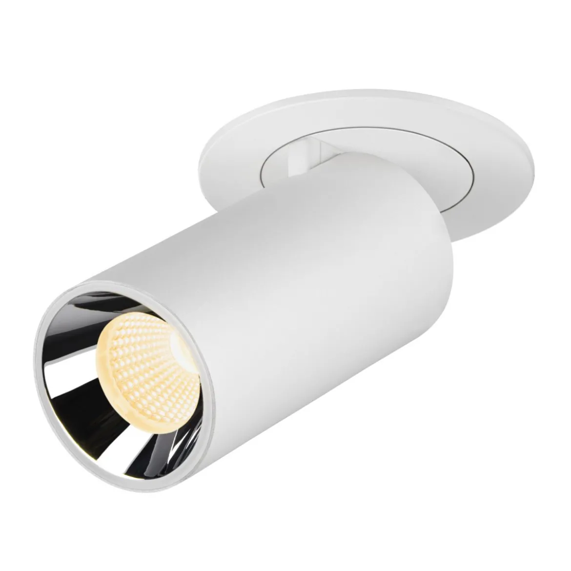 SLV 1006950 NUMINOS® PROJECTOR S Deckeneinbauleuchte 3000K 20° zylindrisch weiß chrom