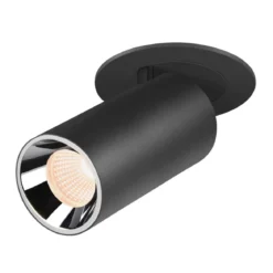 SLV 1006923 NUMINOS® PROJECTOR S Deckeneinbauleuchte 2700K 20° zylindrisch schwarz chrom
