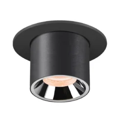 SLV 1006929 NUMINOS® PROJECTOR S Deckeneinbauleuchte 2700K 55° zylindrisch schwarz chrom