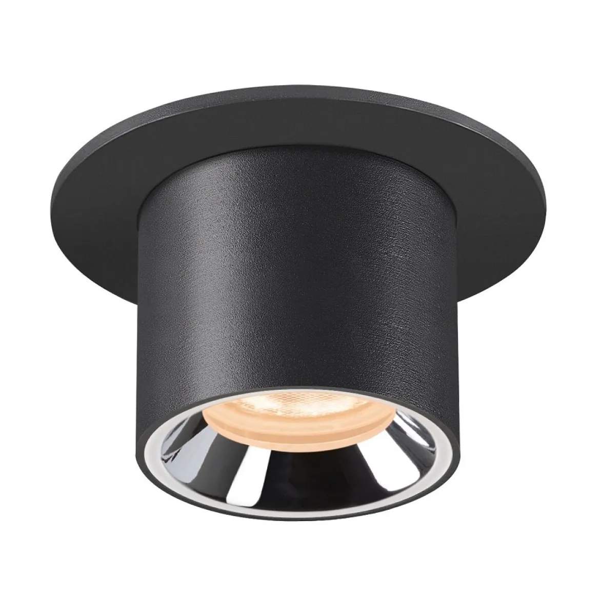 SLV 1006875 NUMINOS® PROJECTOR XS Deckeneinbauleuchte 2700K 55° zylindrisch schwarz chrom