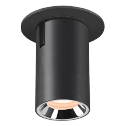 SLV 1006875 NUMINOS® PROJECTOR XS Deckeneinbauleuchte 2700K 55° zylindrisch schwarz chrom