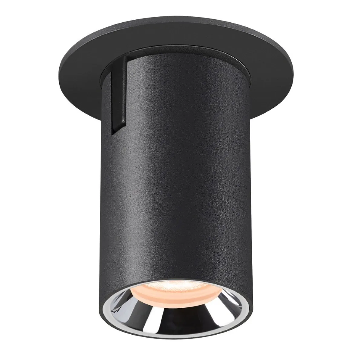 SLV 1006875 NUMINOS® PROJECTOR XS Deckeneinbauleuchte 2700K 55° zylindrisch schwarz chrom