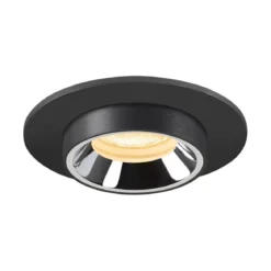 SLV 1006887 NUMINOS® PROJECTOR XS Deckeneinbauleuchte 3000K 20° zylindrisch schwarz chrom