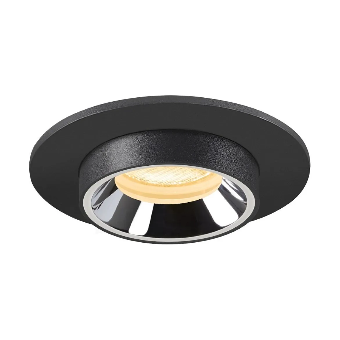SLV 1006893 NUMINOS® PROJECTOR XS Deckeneinbauleuchte 3000K 55° zylindrisch schwarz chrom