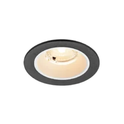 SLV 1009437 NUMINOS® S LED Deckeneinbauleuchte schwarz weiß 2700K 40°