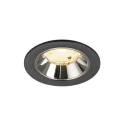 SLV 1009459 NUMINOS® S LED Deckeneinbauleuchte 3000K 55° schwarz chrom