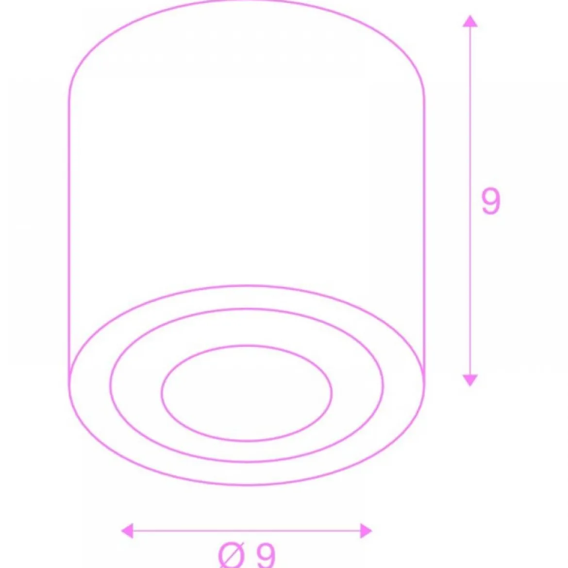 SLV 1004666 OCULUS CL LED Deckenaufbauleuchte schwarz DIM-TO-WARM 2000-3000K
