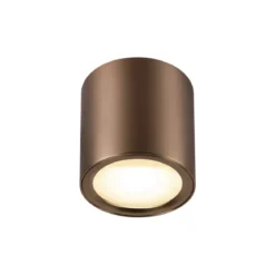 SLV 1008620 OCULUS Deckenaufbauleuchte rund 2000-3000K 11W Dim-to-Warm dunkel kupfer