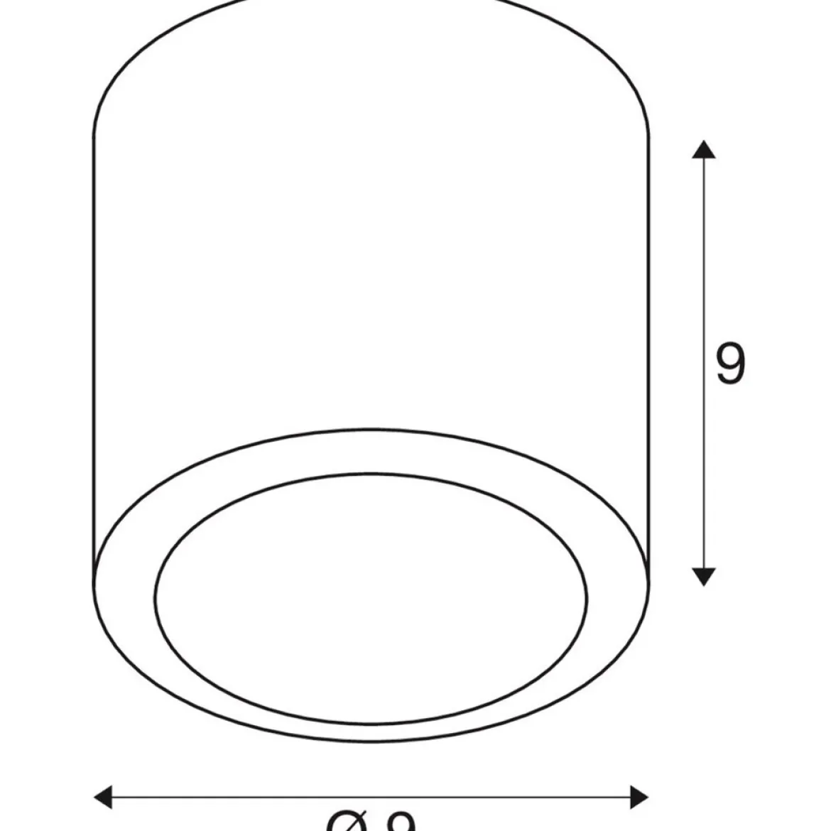 SLV 1008620 OCULUS Deckenaufbauleuchte rund 2000-3000K 11W Dim-to-Warm dunkel kupfer