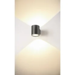 SLV 1008612 OCULUS Wandlampe rund 2000-3000K 15W Dim-to-Warm dunkel bronze